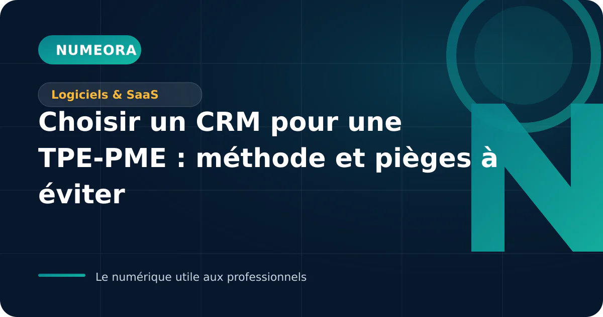 Illustration de l’article « Choisir un CRM pour une TPE-PME : méthode et pièges à éviter »