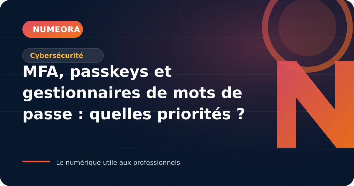 Illustration de l’article « MFA, passkeys et gestionnaires de mots de passe : quelles priorités ? »