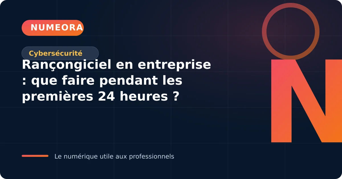 Cellule de crise réagissant à une attaque par rançongiciel